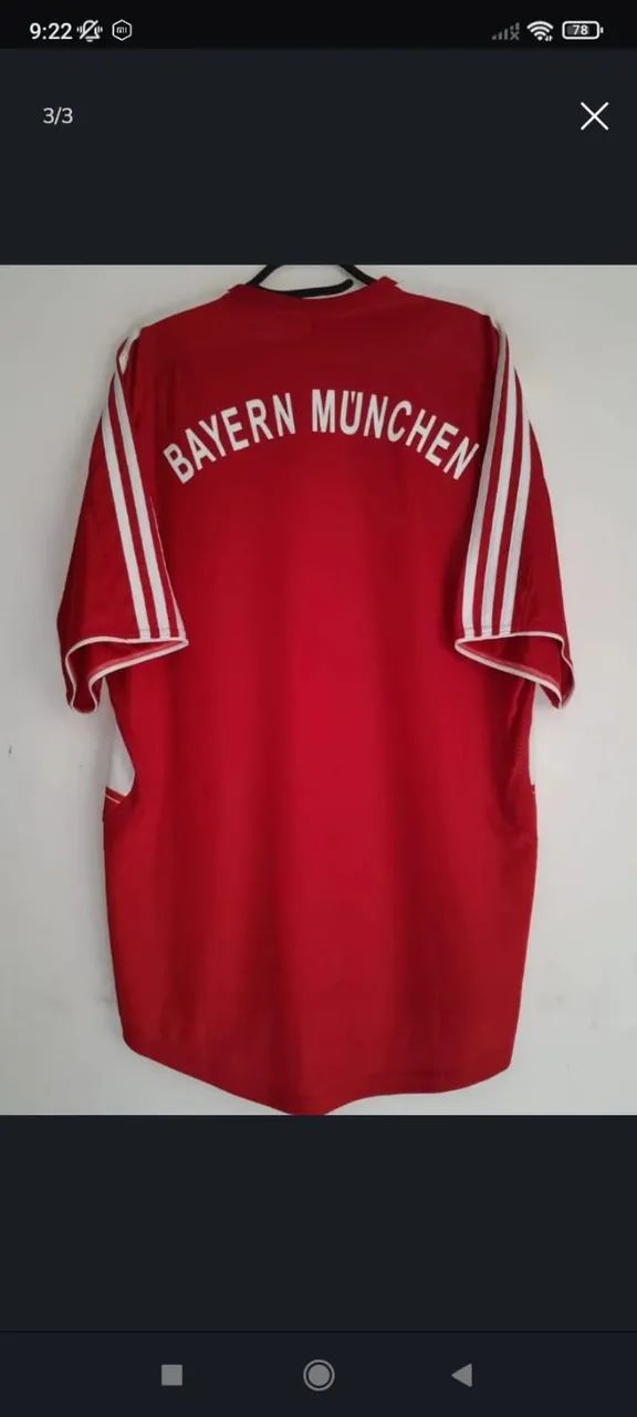 Camisa bayern munich 2008 lahm autografada certificada - Foto 3