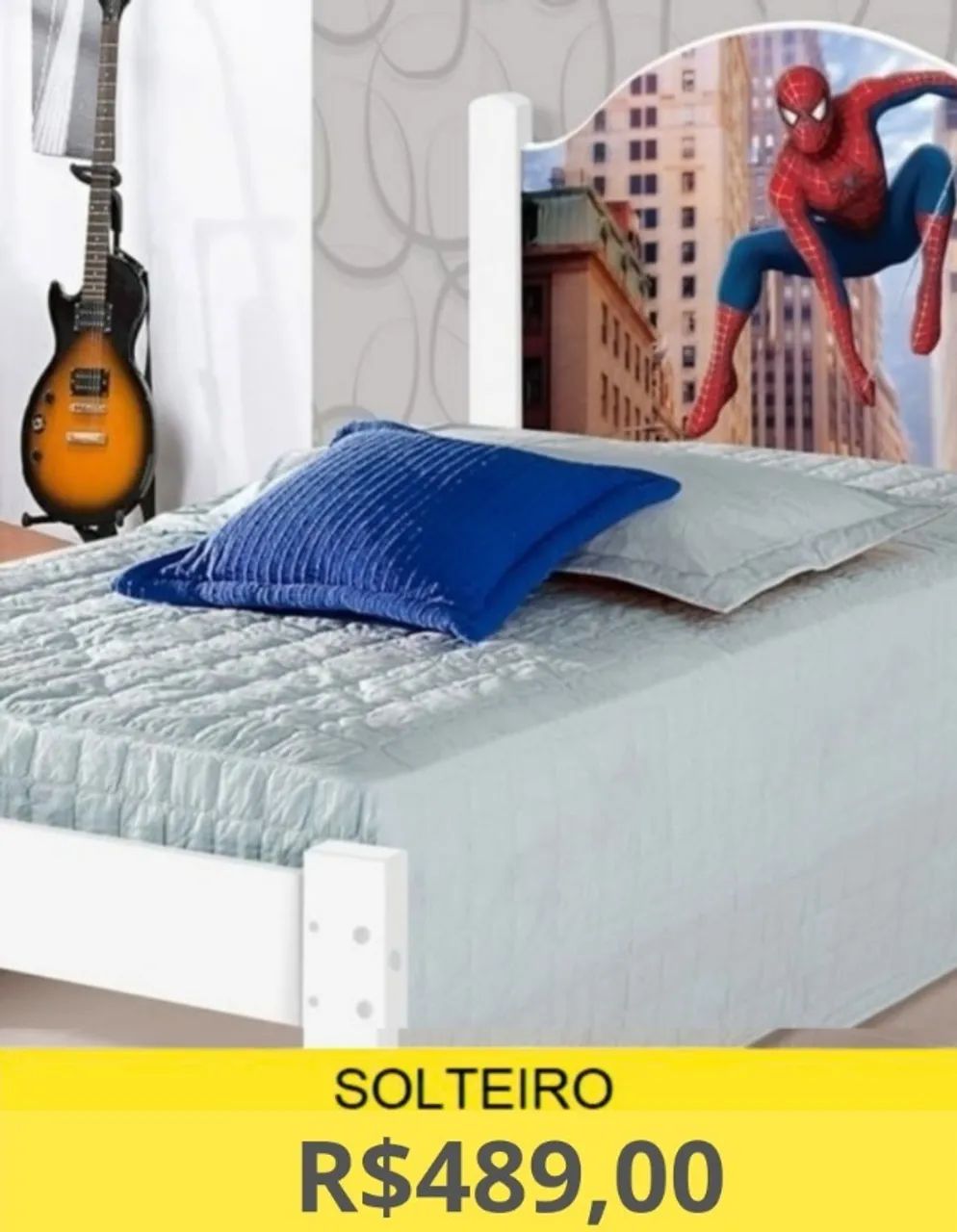 CAMA DE SOLTEIRO ADESIVADA A PRONTA-ENTREGA  - Foto 5