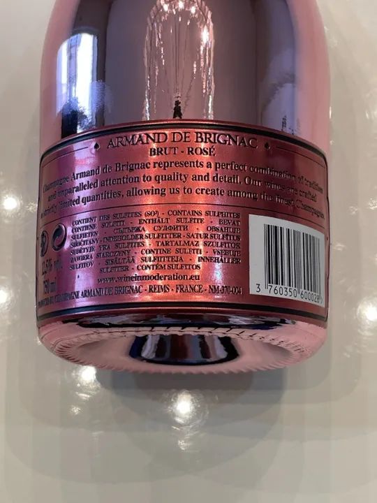 Armand de Brignac Ace of Spades Rosé - 750mL - Hobbies e coleções