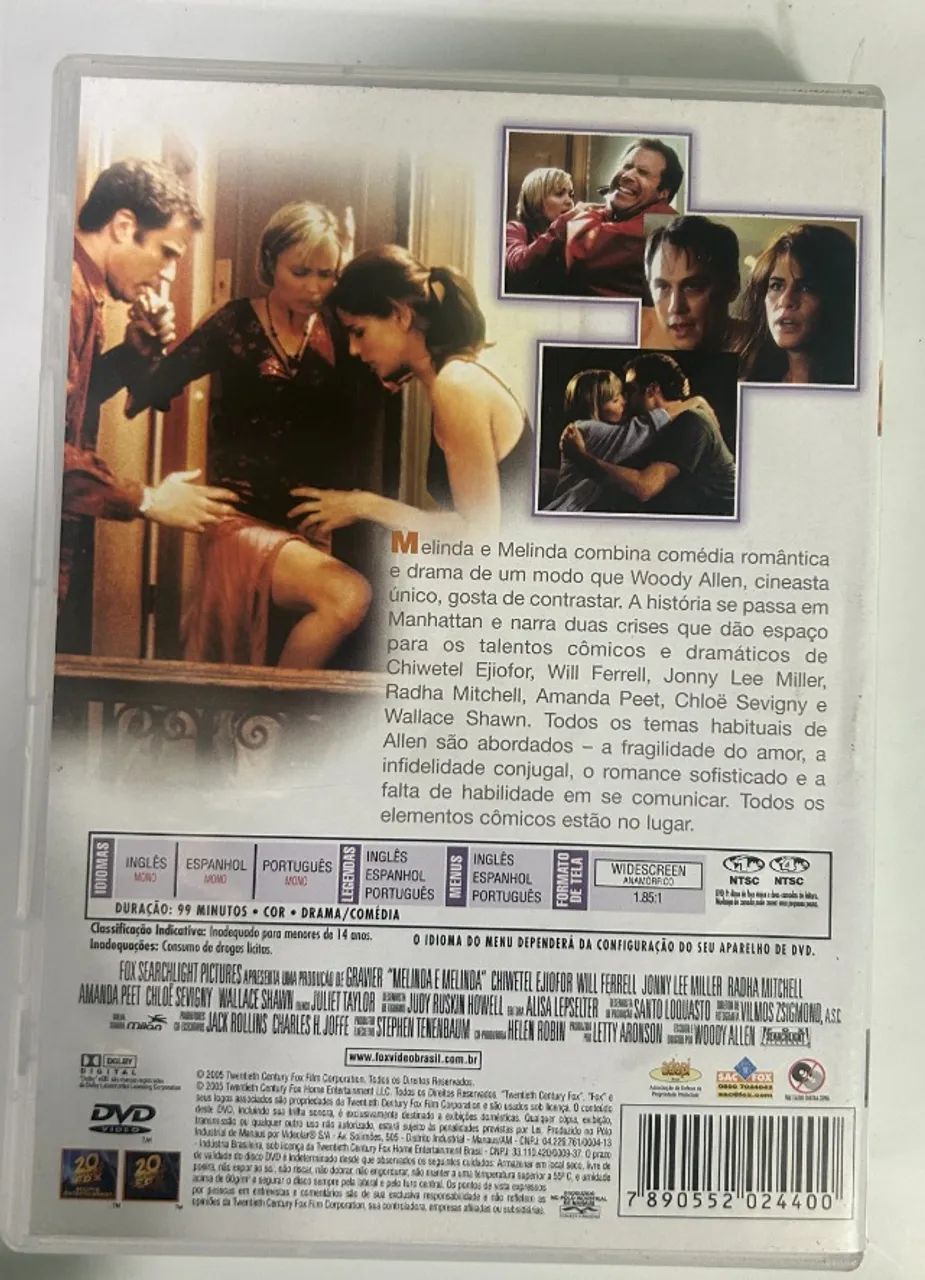 DVD MELINDA E MELINDA - WOODY ALLEN - Foto 2