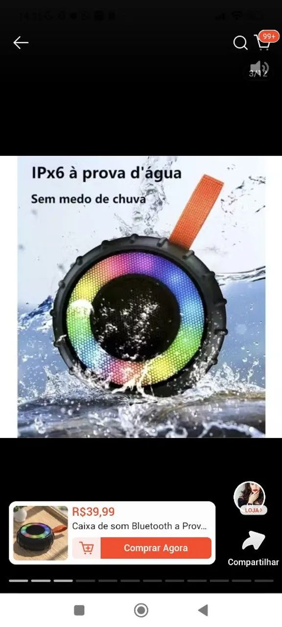 Caixa de som pneu  - Foto 3
