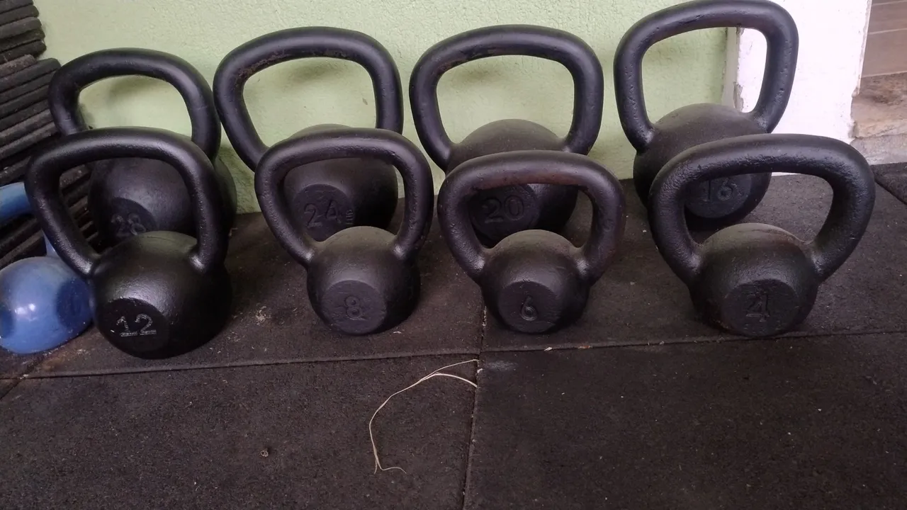 Kettlebells de Ferro - 4,6,8,12,14,16,20,24,28kg