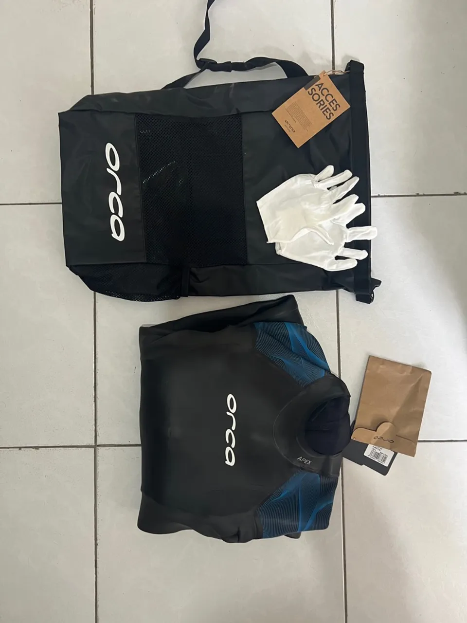 Roupa de Neoprene Orca Apex Flex + Acessórios