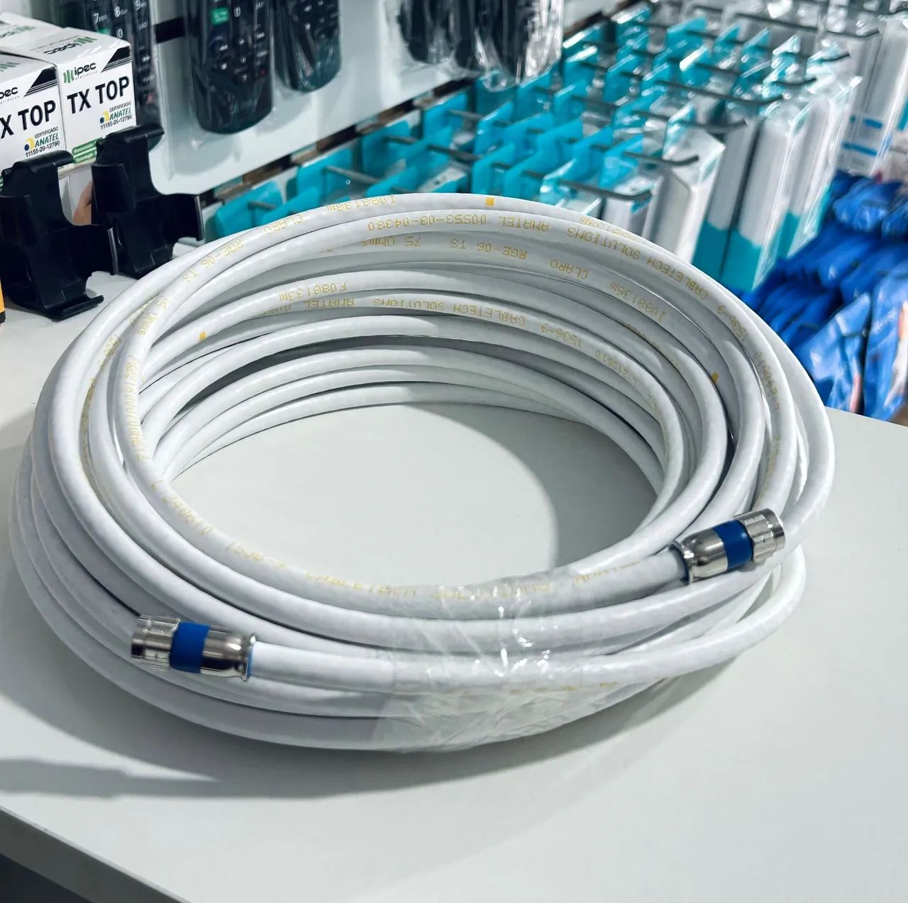  Cabo Coaxial de 15 Metros de antena de Tv