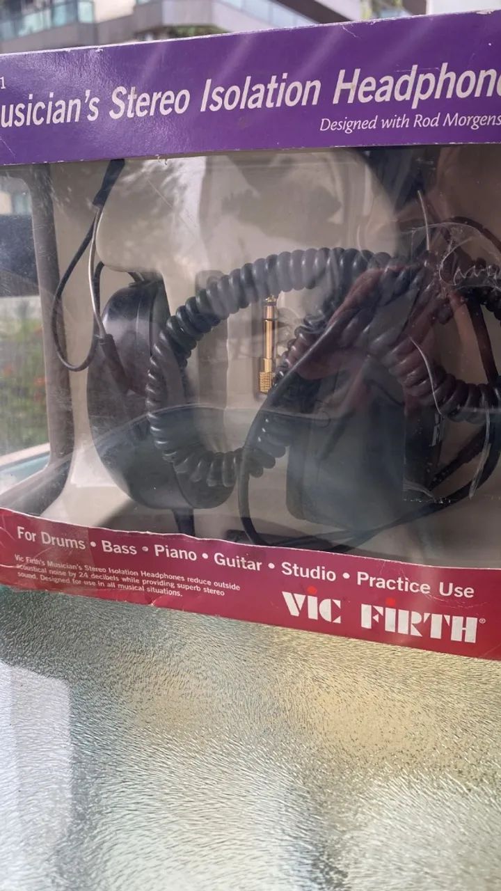HEADPHONE VIC FIRTH  SIH1 P/ BATERISTA - Desenhado por ROD MORGENSTEIN - Foto 2