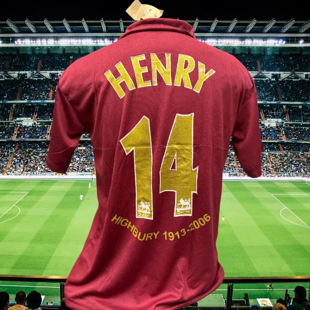 Camiseta time Arsenal O2 Henry - Roupas Esportivas - Jardim dos