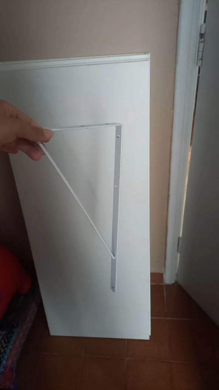 Suporte de Parede para Prateleira - Branco - Foto 3
