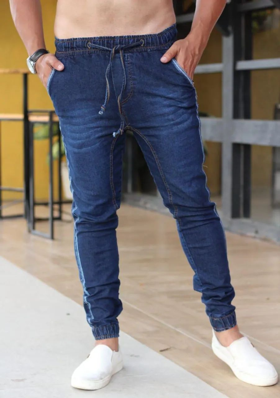 Calça Social Bege Masculina - Foto 3