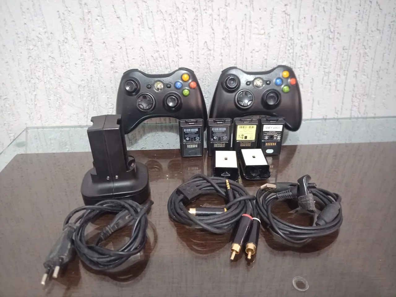 Xbox 360 com Kinect e 2 controles leia a descrição  - Foto 5