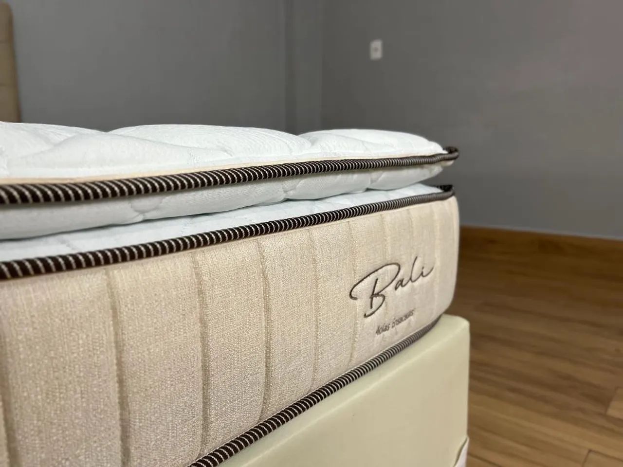 Colchão Bali Molas Ensacadas Queen + Base Queen l65 - Foto 3