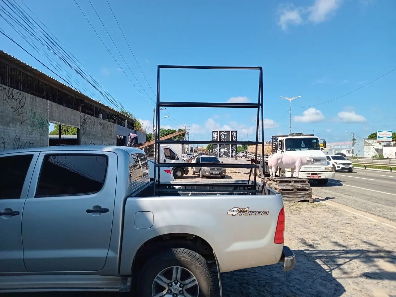 Suporte Cavalete pra VIDRO E GRANITO - Foto 5