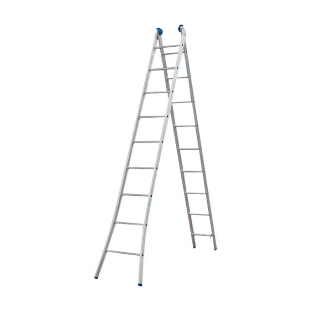 Alumasa Extendable Aluminum Ladder 9x2 Steps