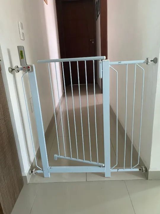 Grade de porta Tubline plus branco - Foto 3