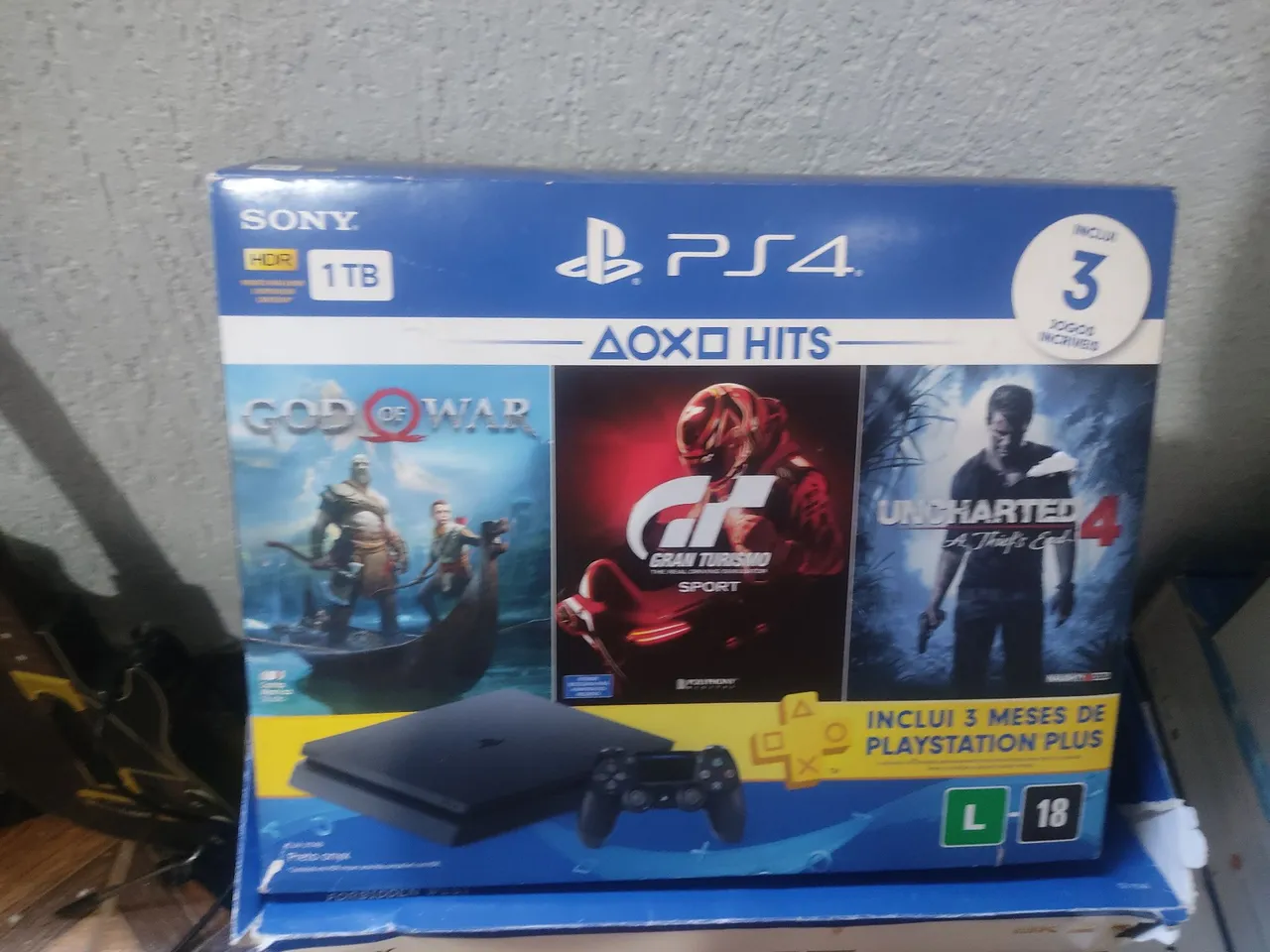 PlayStation 4 slim com 30 jogos parcelo até 12 X playstation 4