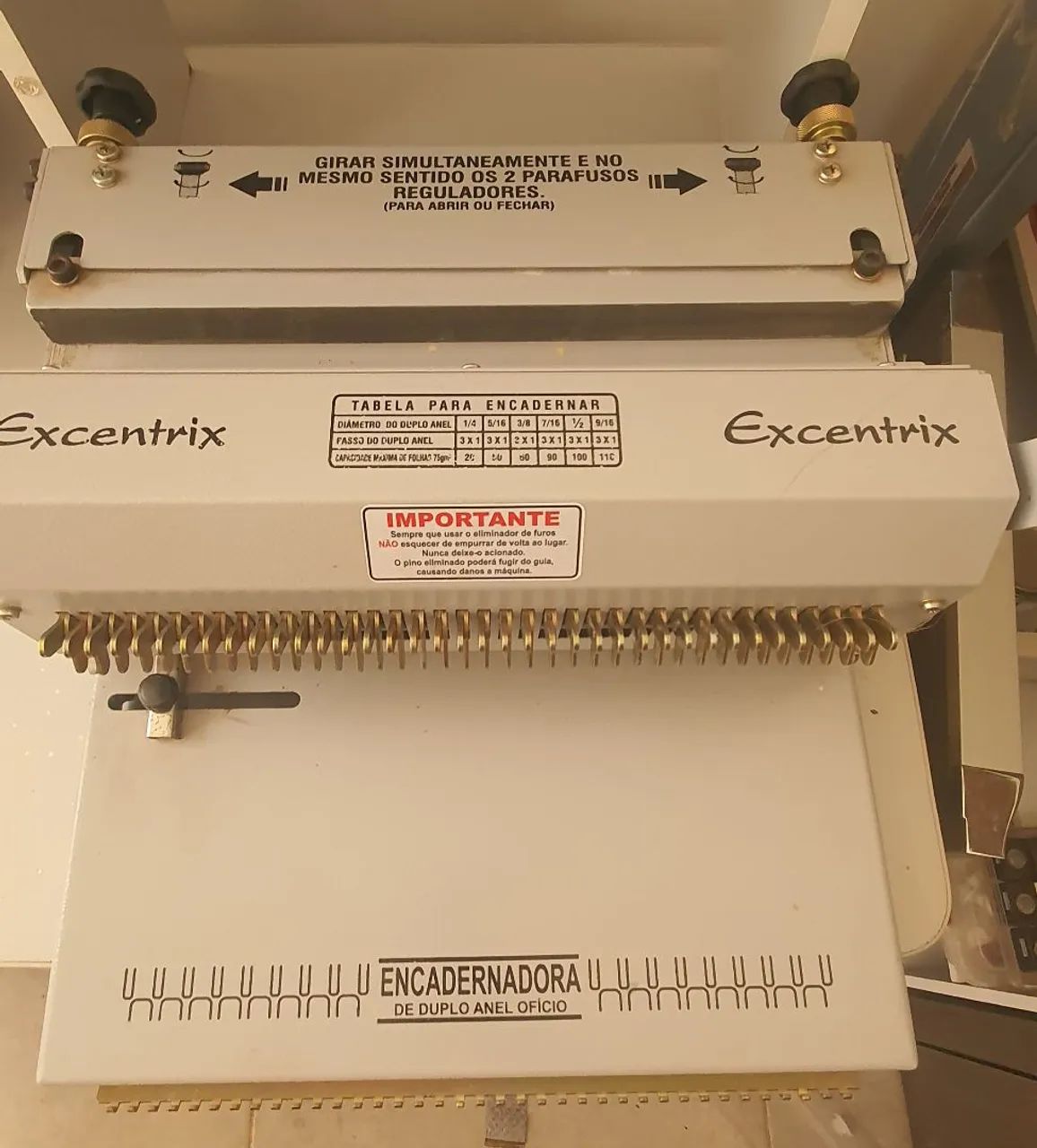 Encadernadora de duplo anel oficio excentrix65137828044929120