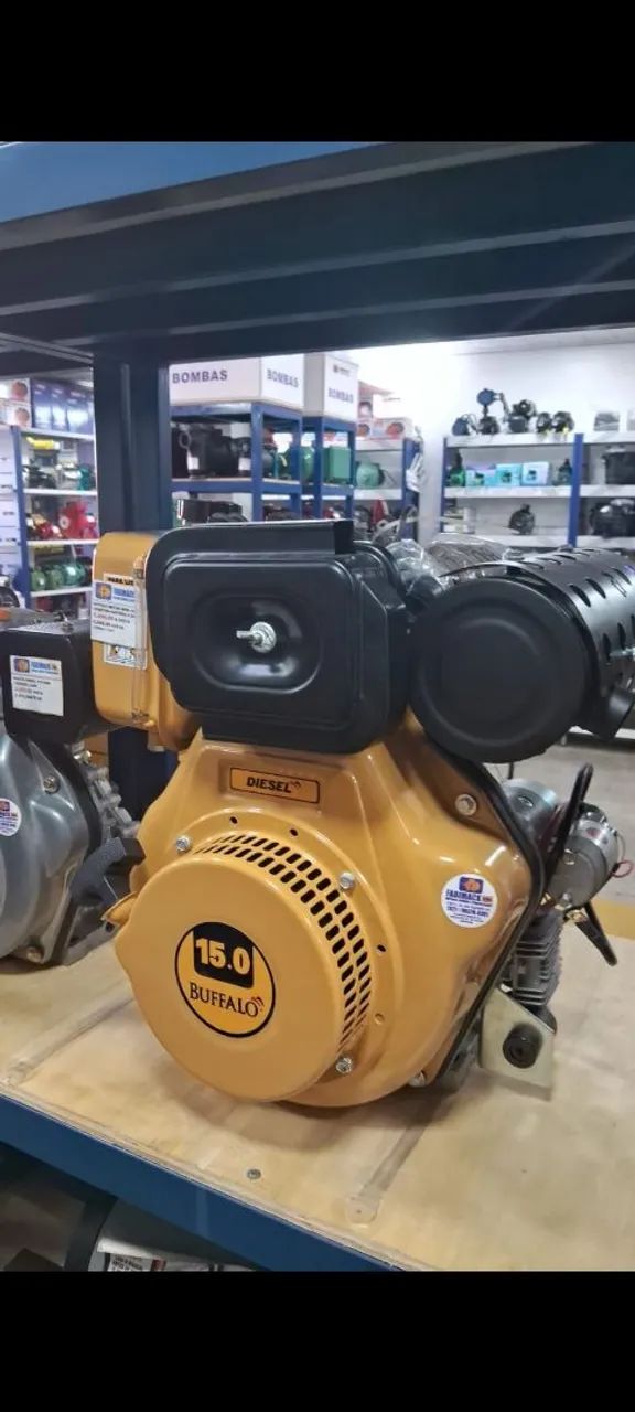 MOTOR A DIESEL 15CV P/ELETRICA BUFFALO - Foto 2