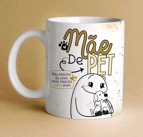 Caneca / xícara personalizada com foto do seu bichinho de estimação, seu pet  - Foto 4