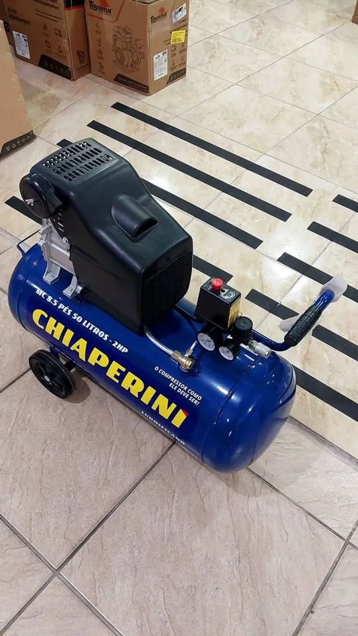 Compressor de Ar 50L Motor 2.0hp 120 psi - Chiaperini (Loja) - Foto 3