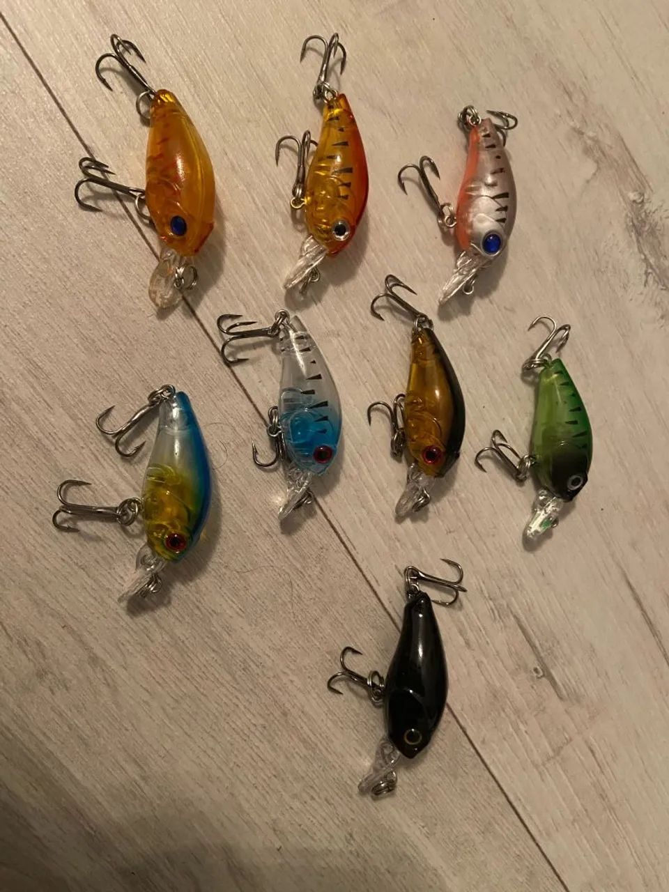 Kit 8 isca de pesca flutuante artificial  - Foto 2