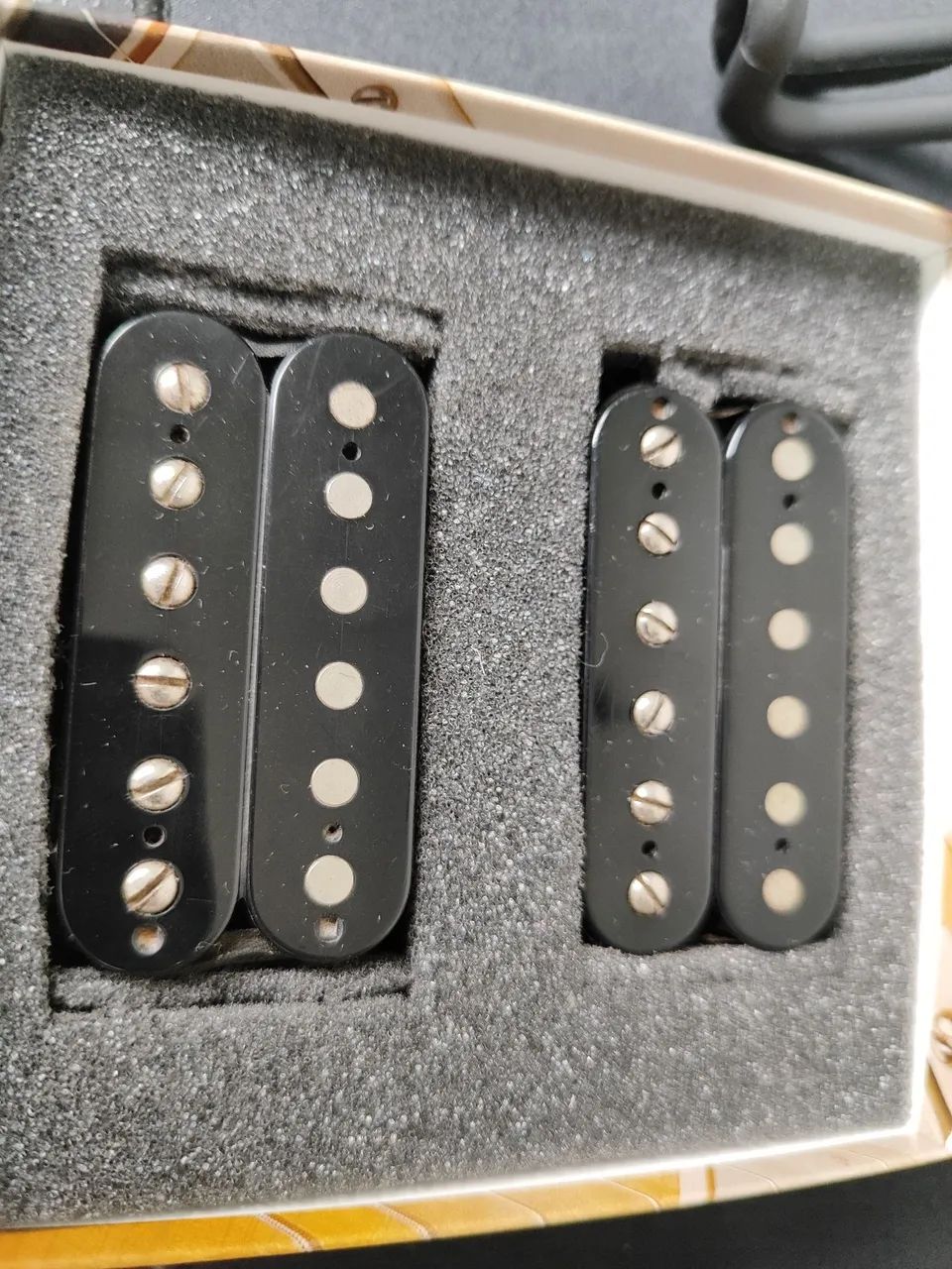 Hardware Guitarra Juninho Afram: Arrow: Captação T-Hotbucker + Chave Seletora + Knobs - Foto 3