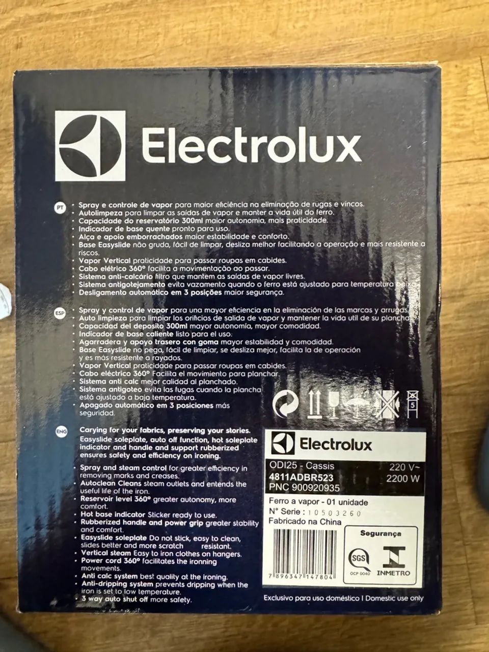 Ferro de Passar Electrolux com Vapor Vertical - Foto 3
