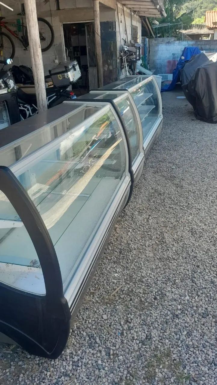Conjunto Balcão Vitrine Gelopar 