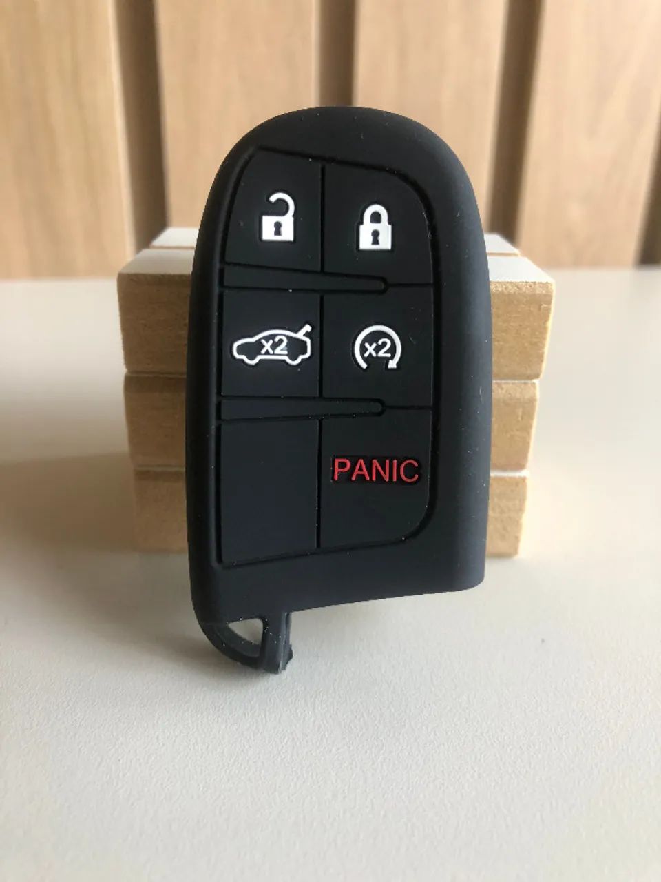Capa de Chave em Silicone Premium Chave Presença Jeep Compass Toro