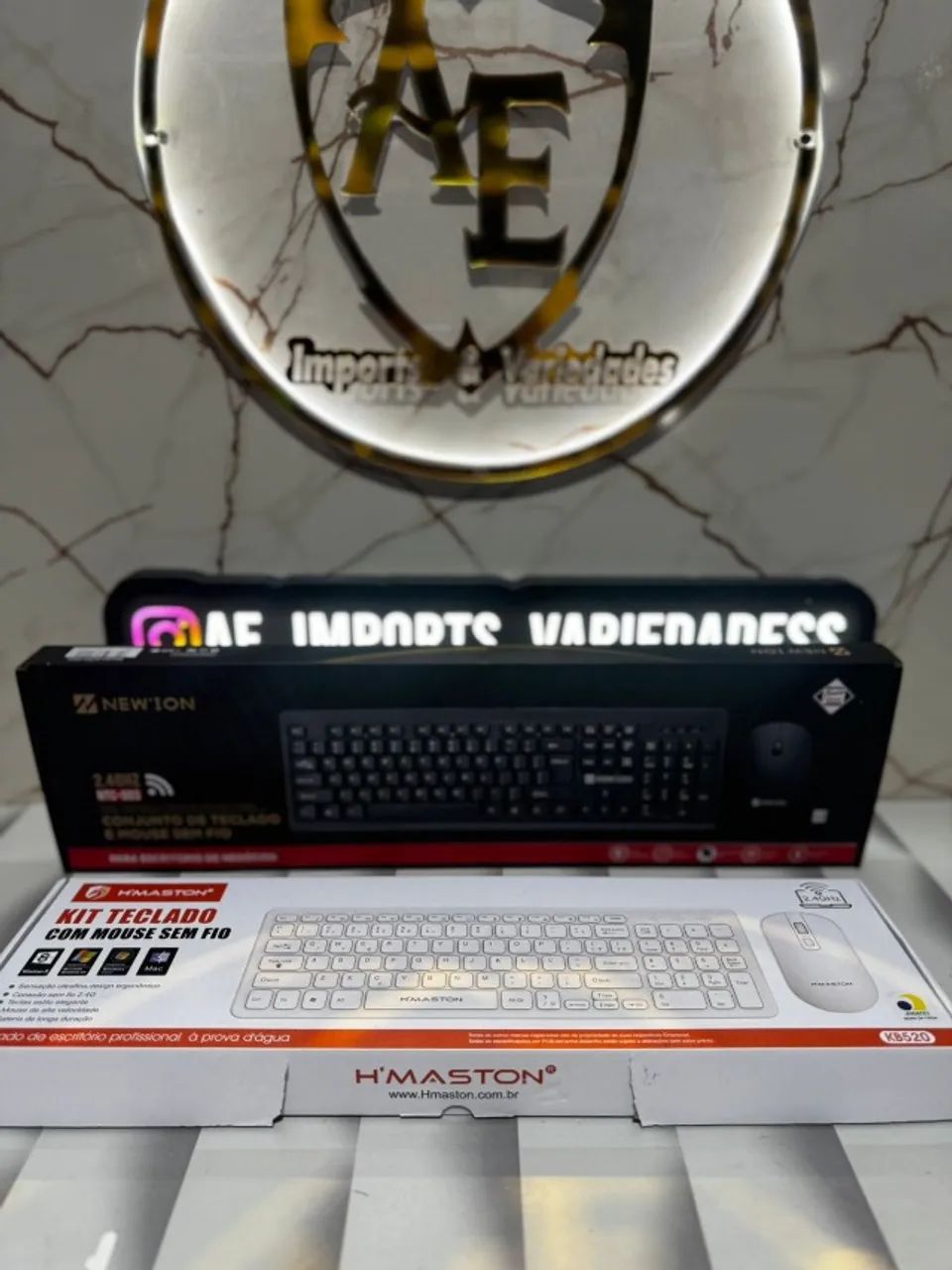 kit teclado bluetooth sem fio - Foto 2