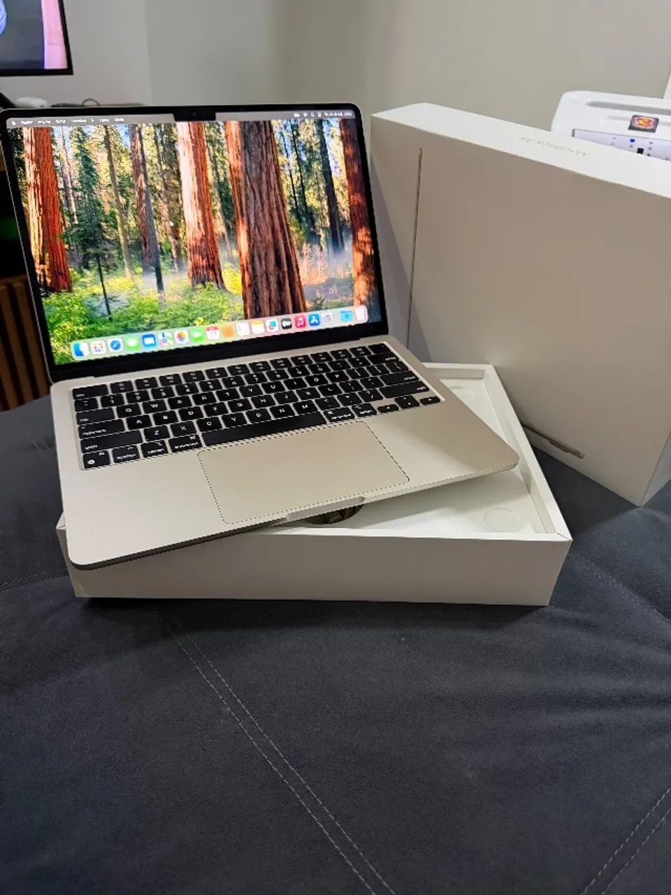 MacBook Air M2 Starlight 16GB RAM | Gatantia Apple Até 07/26