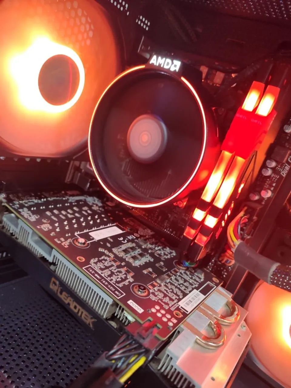 PC Gamer Amd Ryzen 7 2700X - 16GB DDR4 RGB - GTX 1660 SUPER - Gabinete Gamer Aquario Rgb - Foto 6