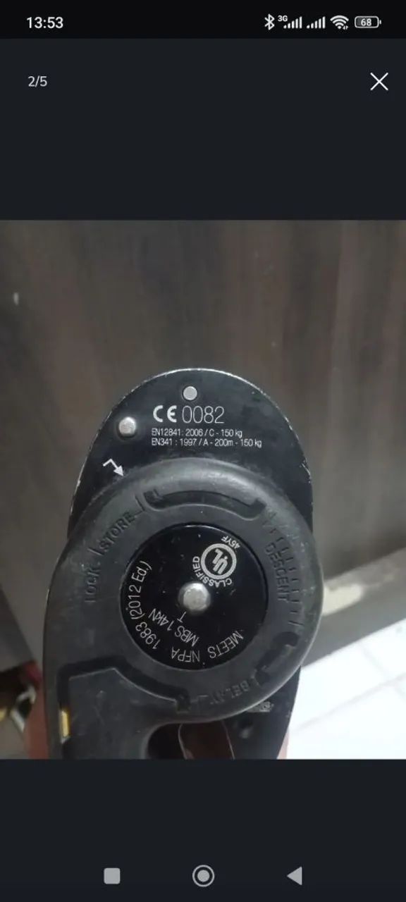 Descensor petzl usado 400 - Foto 3