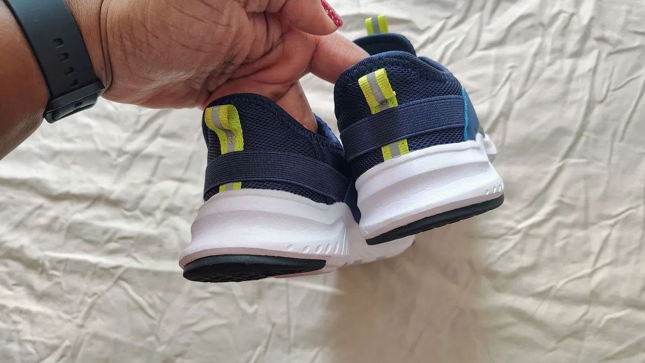 Tênis Infantil Azul - Tamanho 28 - com memorizador de pé  - Foto 6