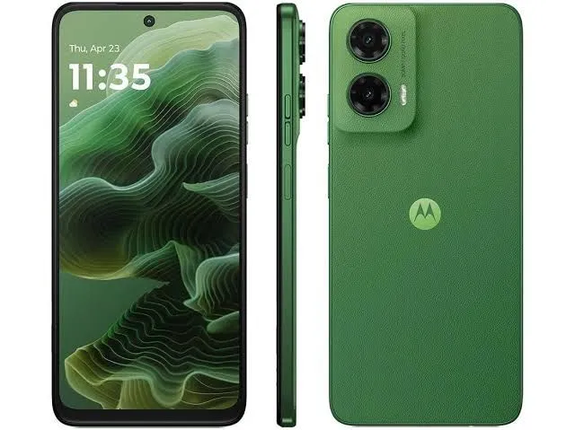Moto g35 128GB Verde 5G 6GB RAM 6,7" Câm. Dupla Selfie 16MP