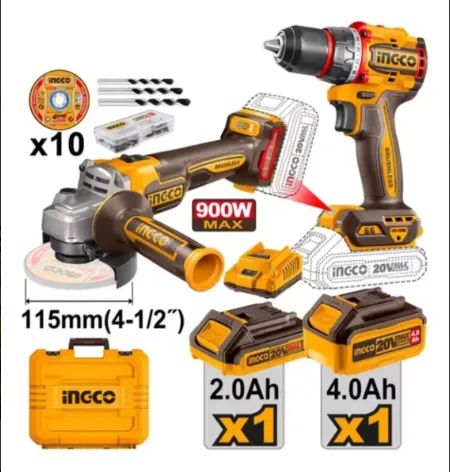 Combo Paraf1/2 E Esmer4.1/2 Bat C/1 E 1bat Ingco Ckli20273-9 - Foto 2