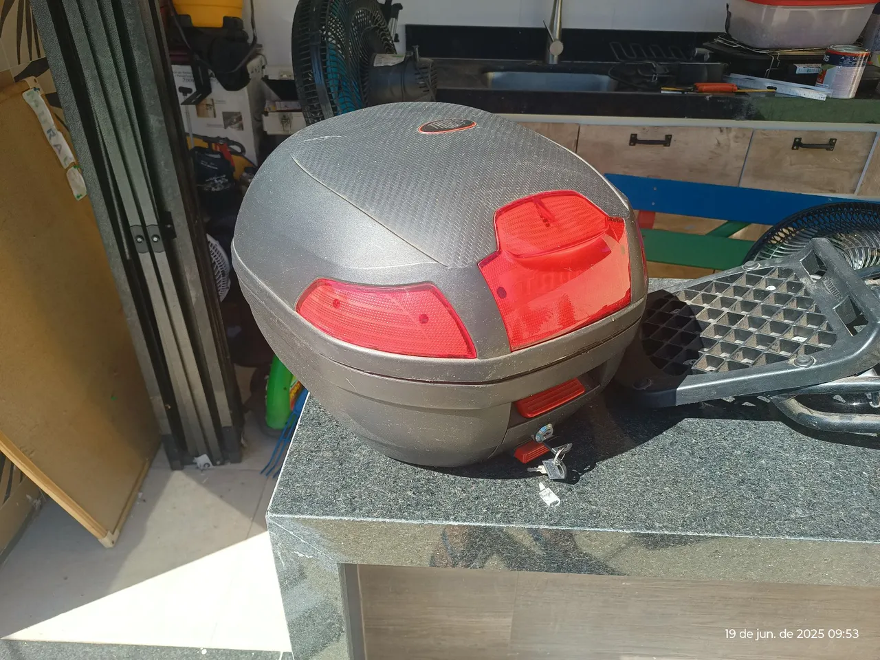 Baú para moto