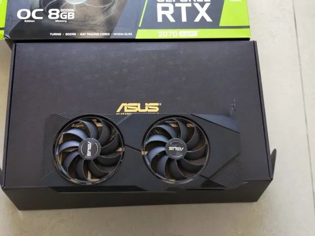 ASUS GEFORCE RTX 2070SUPER（ジャンク） Placa de Video Asus Rtx 2070 Super 8gb Gddr6 Dual Oc Edition