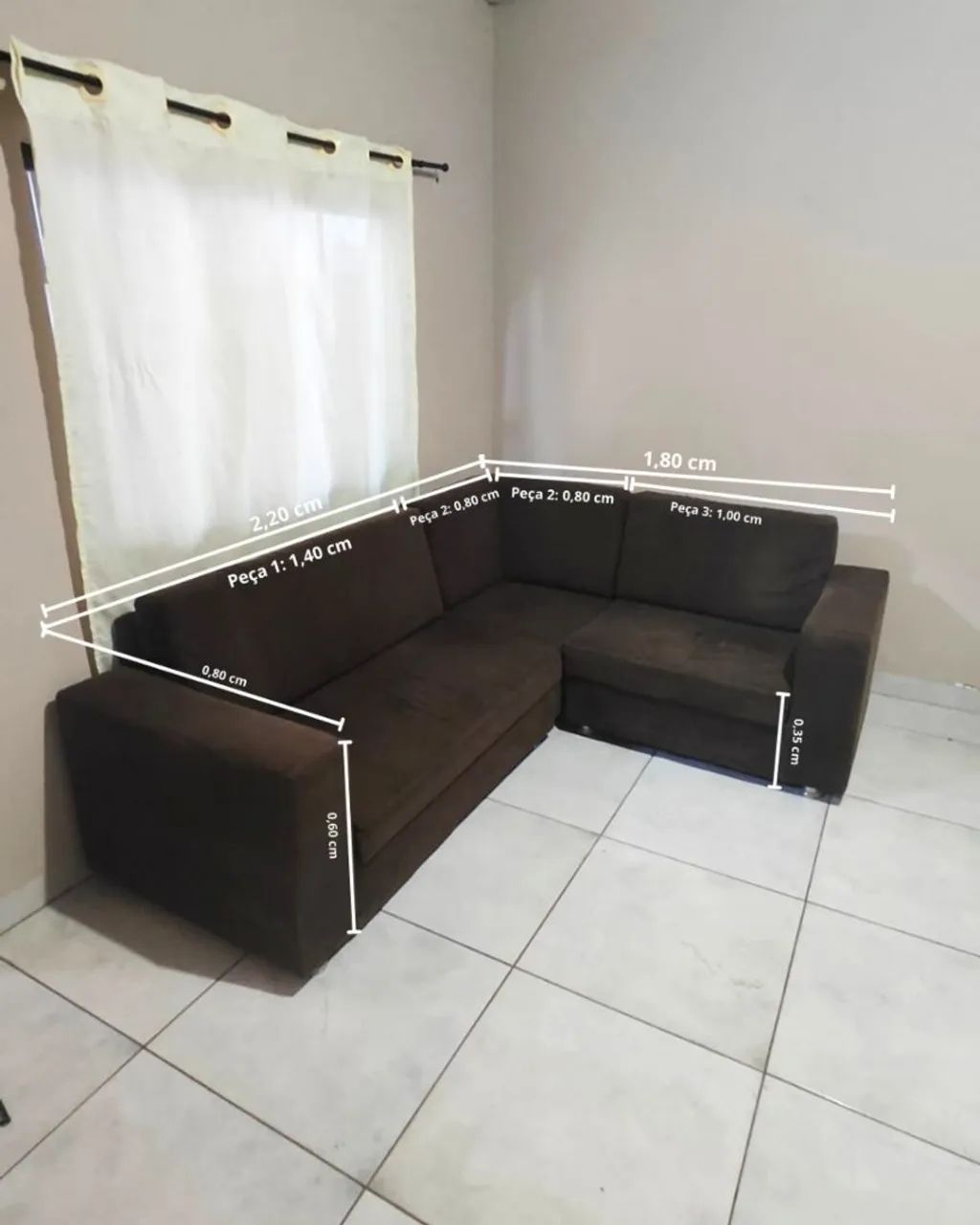 Sofá Usado 64596060596227120