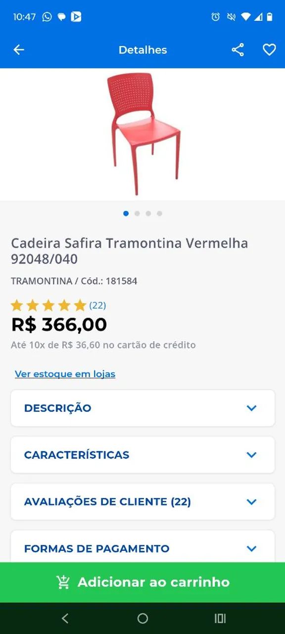 Tramontina Chair64308571106946123