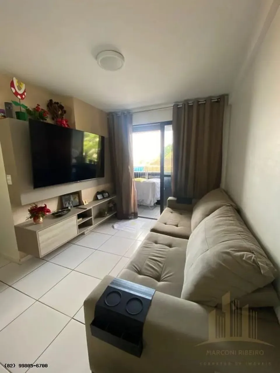 Apartamento para Venda em Maceió, Mangabeiras, 3 dormitórios, 1 suíte, 2 banheiros, 1 vaga