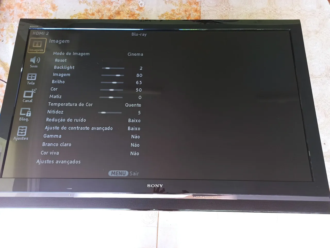 tv sony 52