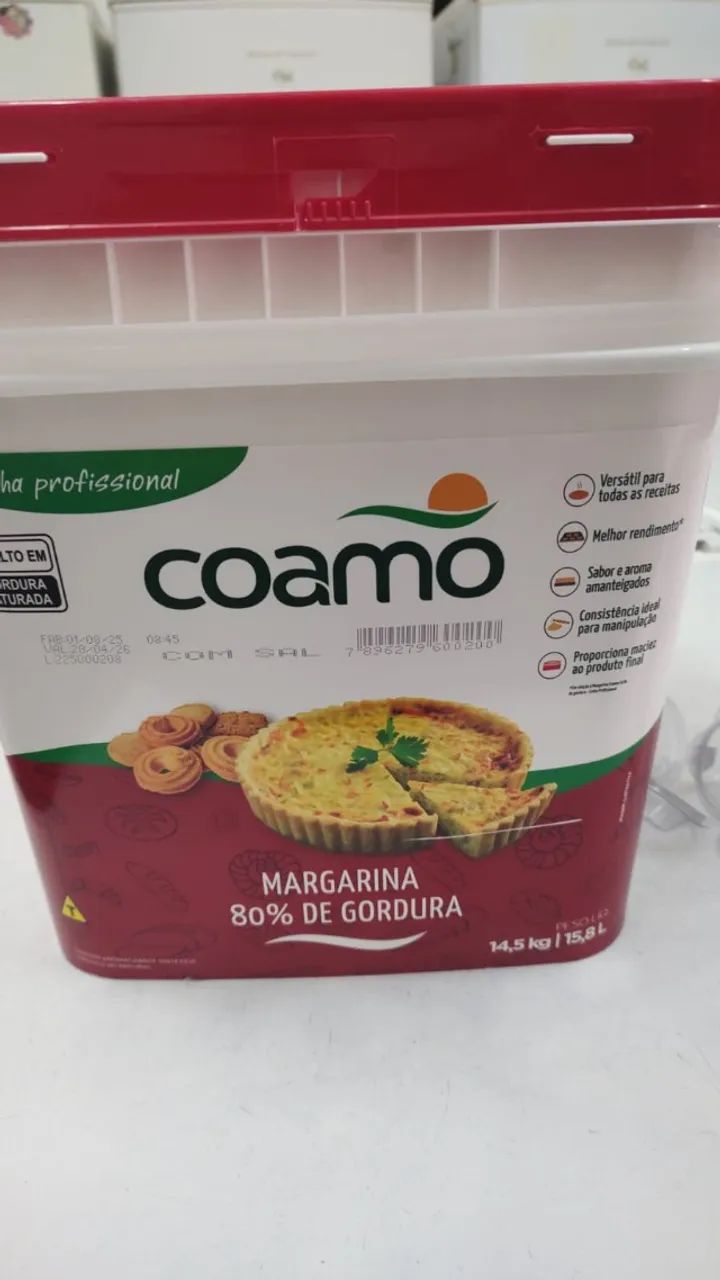 Margarina COAMO 80%. Sem uso. - Foto 2