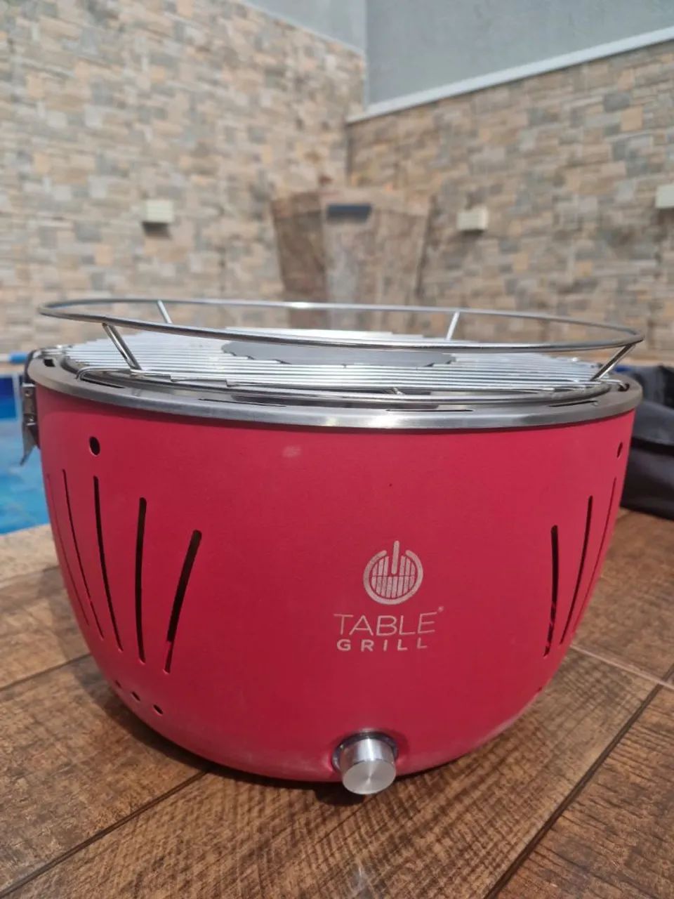Churrasqueira Elétrica a Carvão Table Grill
