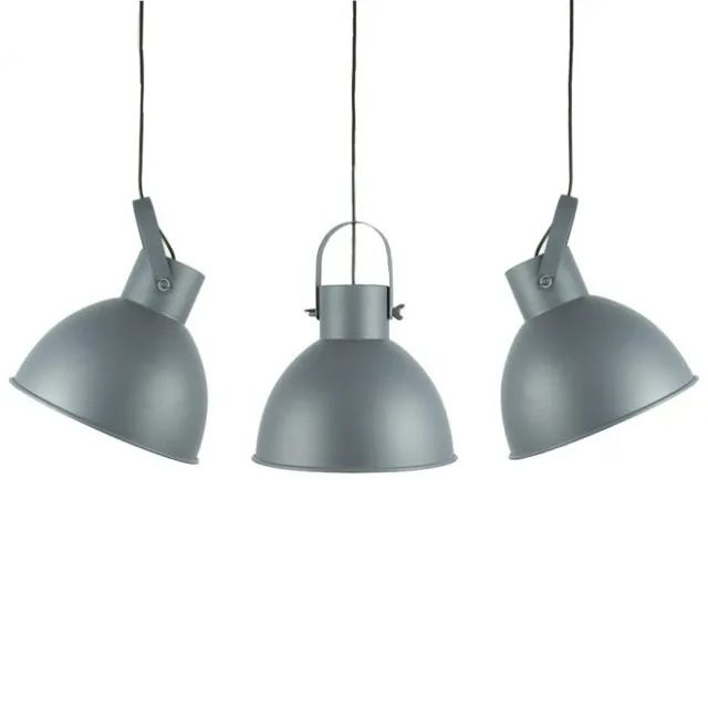 Luminaria pendente industrial cinza grafite - Foto 2