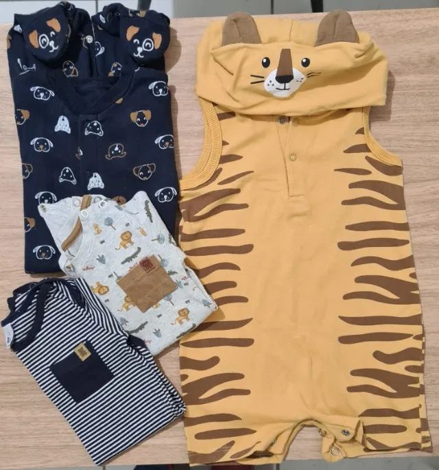 enxoval roupas menino bebe kit - Foto 4