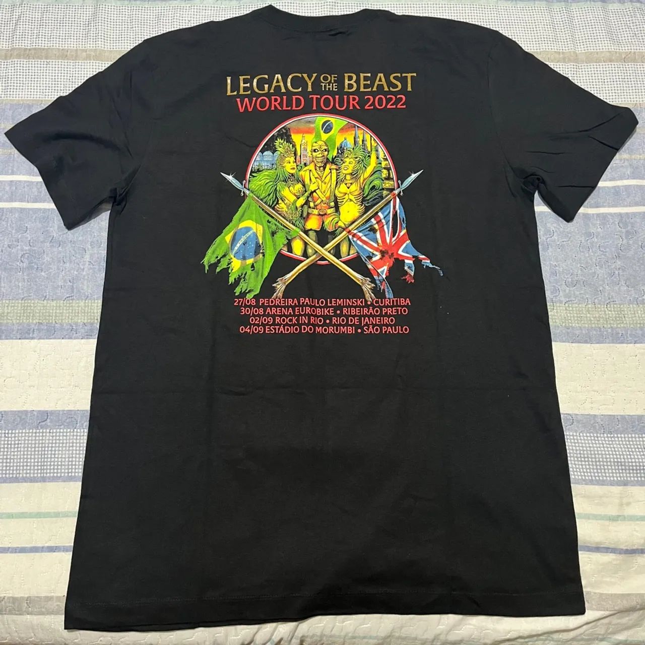 Camiseta Iron Maiden Brasil tour 2022 - Foto 3