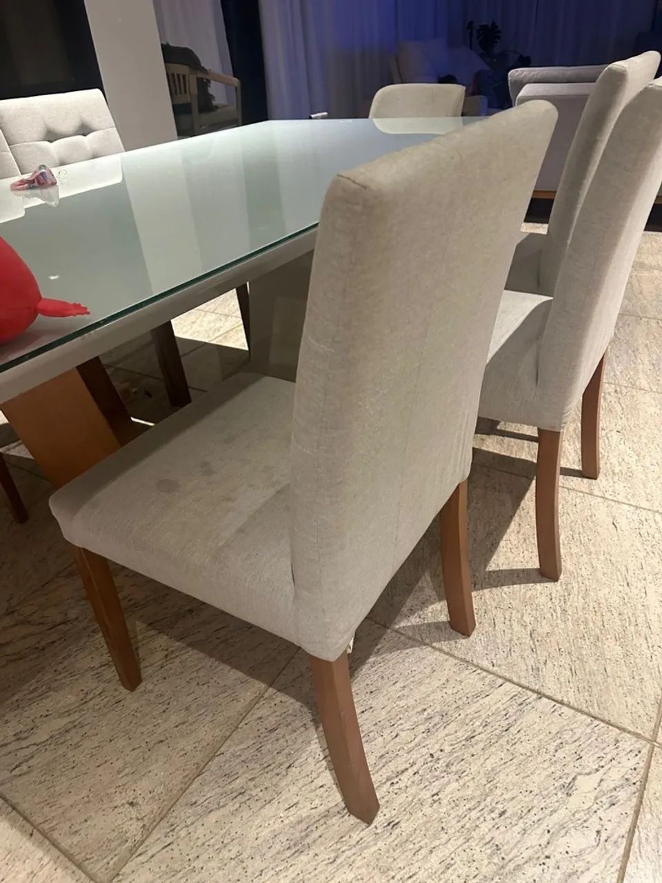 Mesa de Jantar de Vidro Temperado - Foto 3