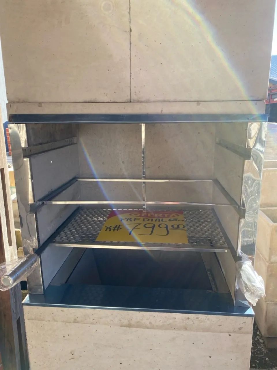 Churrasqueira predial pré moldada de concreto 65 cm  - Foto 2