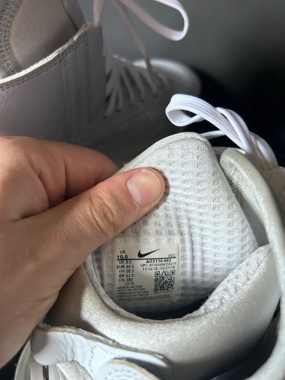 tênis nike air max 720 saturn pure platinum, tamanho 42 - Foto 6
