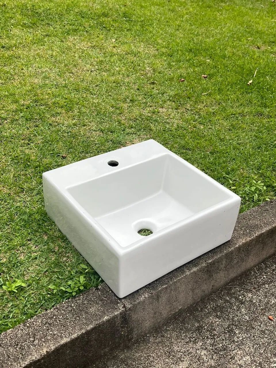 Cuba pia cerâmica quadrada  - Foto 2