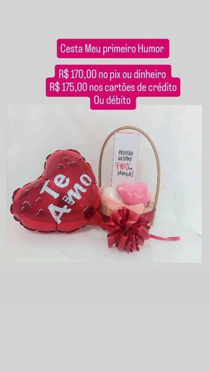 Cesta Presente dia das mães 